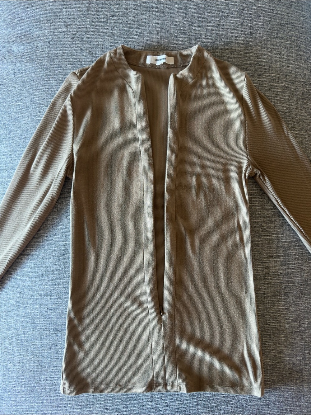 Joah Brown Invisible Long Sleeve Top in Spruce | Size XS/S